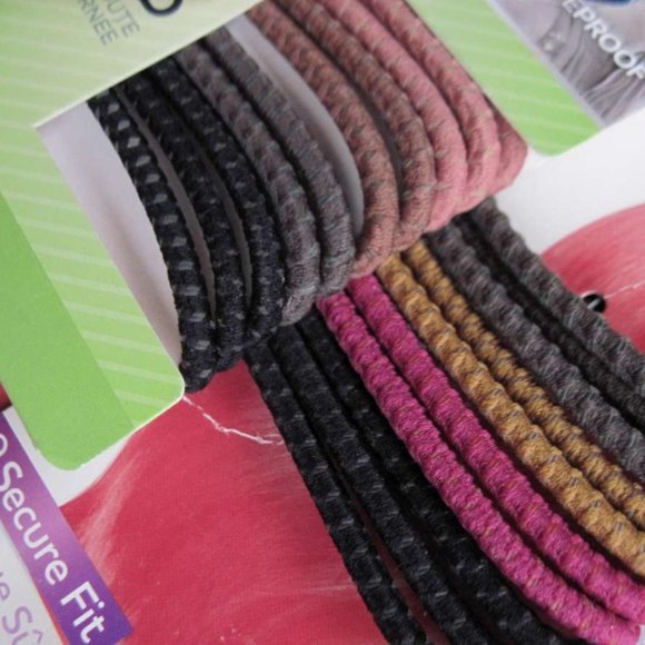 10 Goody Stay Put Slide Proof Hold Fit Hair Bands - Picture 3 of 6